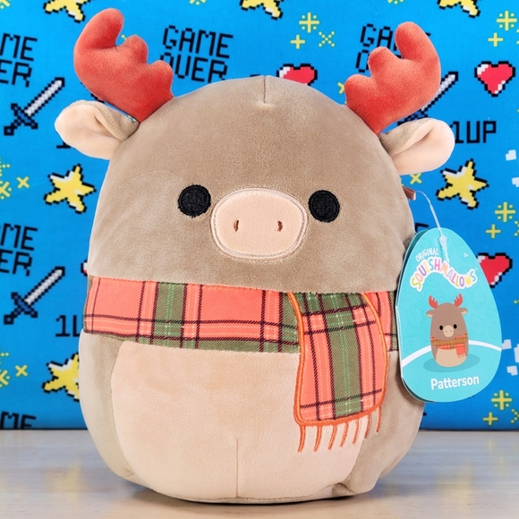 Squishmallow Patterson the Moose 7" UltraSoft Stuffed Animal Toy Plush NWT - Picture 1 of 6